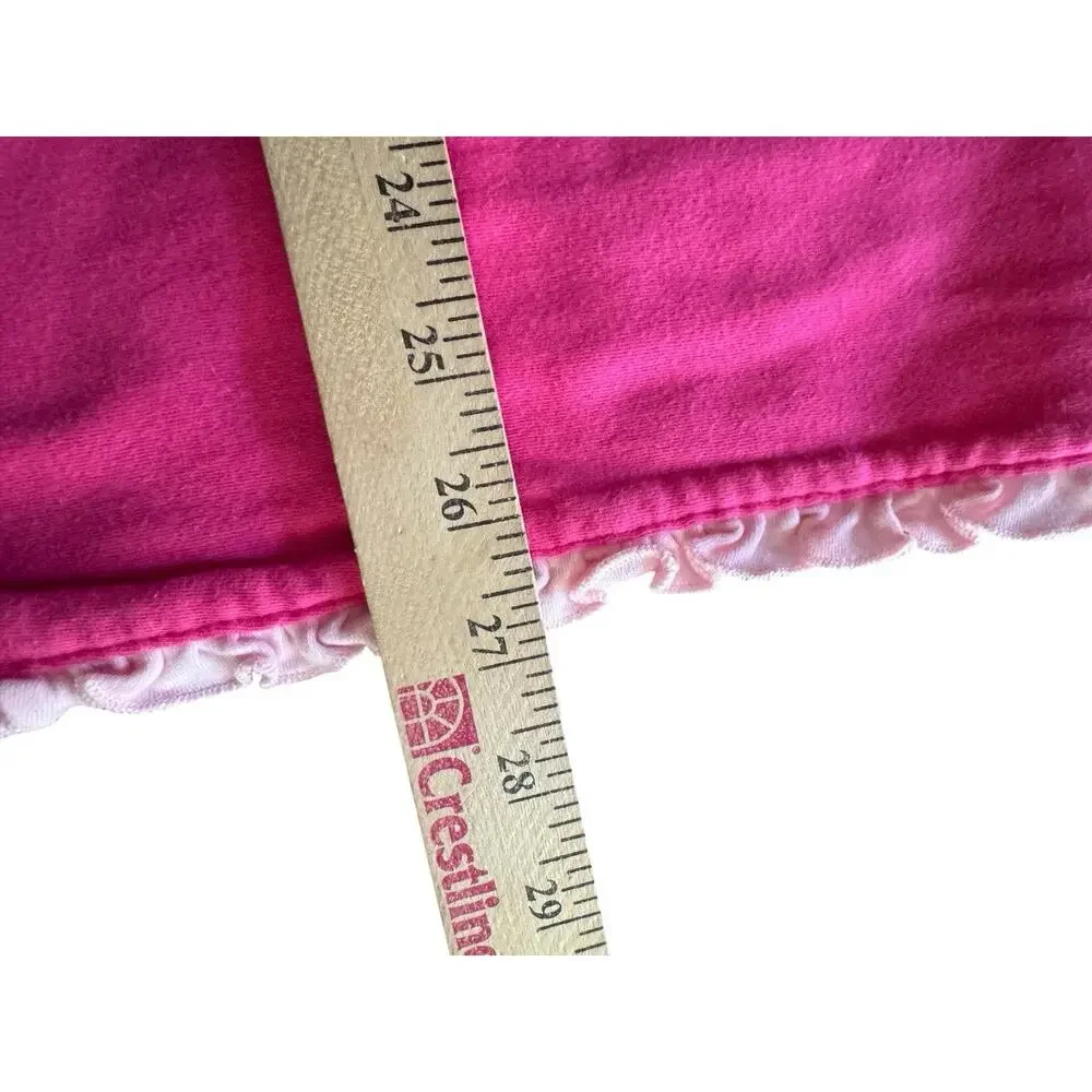 Child of Mine by Carter’s Pink Baby Blanket Satin Ruffle Elephant Security Lovey